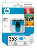 HP ČRNILO ZA PS 8250, 3210  CYAN  (6ml, 490 str) No.363